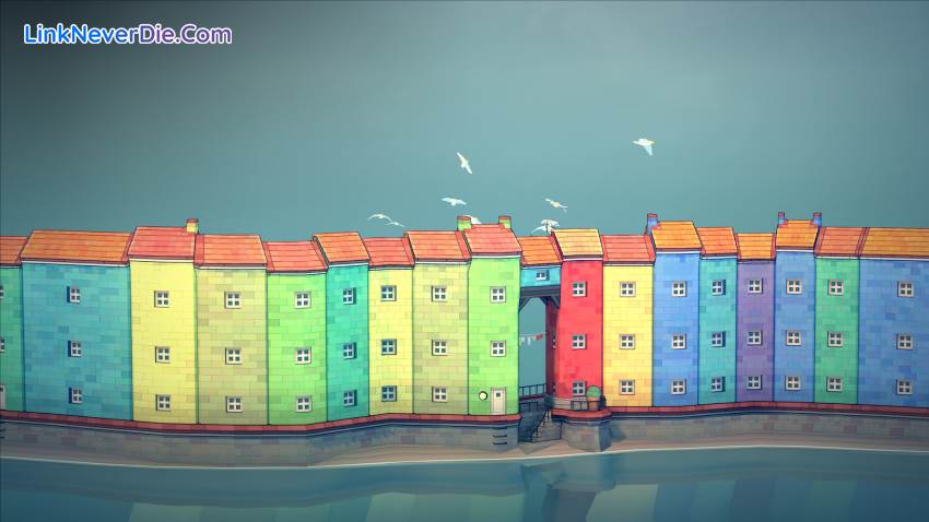 Hình ảnh trong game Townscaper (screenshot) Hình ảnh trong game Townscaper (screenshot)