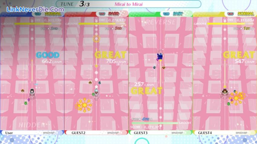 Hình ảnh trong game Groove Coaster: Wai Wai Party!!!! (screenshot) Hình ảnh trong game Groove Coaster: Wai Wai Party!!!! (screenshot)