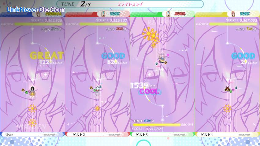 Hình ảnh trong game Groove Coaster: Wai Wai Party!!!! (screenshot) Hình ảnh trong game Groove Coaster: Wai Wai Party!!!! (screenshot)