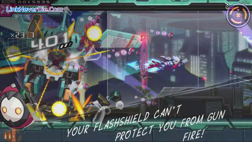 Hình ảnh trong game Azure Striker Gunvolt 2 (screenshot) Hình ảnh trong game Azure Striker Gunvolt 2 (screenshot)