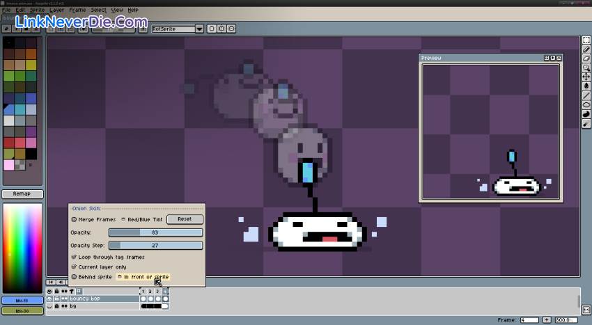 Hình ảnh trong game Aseprite (screenshot) Hình ảnh trong game Aseprite (screenshot)
