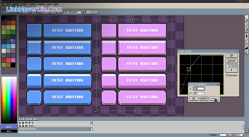 Hình ảnh trong game Aseprite (screenshot) Hình ảnh trong game Aseprite (screenshot)