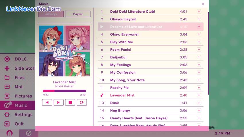 Hình ảnh trong game Doki Doki Literature Club Plus! (screenshot) Hình ảnh trong game Doki Doki Literature Club Plus! (screenshot)