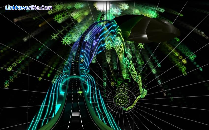 Hình ảnh trong game Audiosurf (screenshot) Hình ảnh trong game Audiosurf (screenshot)