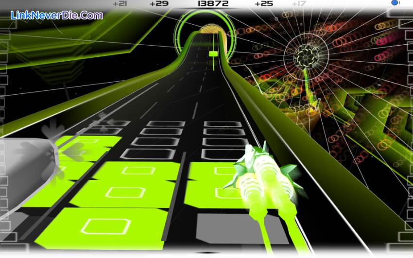 Hình ảnh trong game Audiosurf (screenshot) Hình ảnh trong game Audiosurf (screenshot)