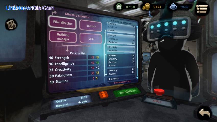 Hình ảnh trong game Beholder 2 (screenshot) Hình ảnh trong game Beholder 2 (screenshot)