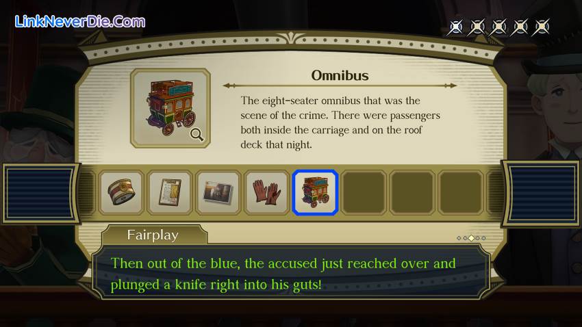 Hình ảnh trong game The Great Ace Attorney Chronicles (screenshot) Hình ảnh trong game The Great Ace Attorney Chronicles (screenshot)