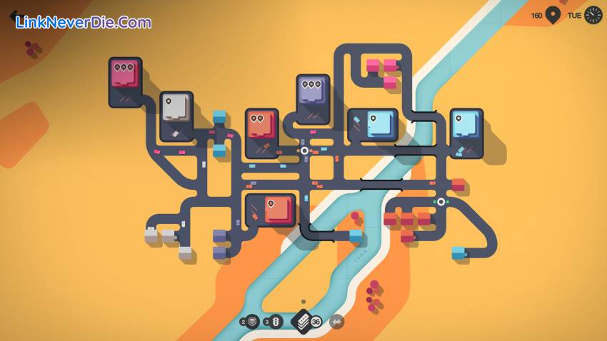 Hình ảnh trong game Mini Motorways (screenshot) Hình ảnh trong game Mini Motorways (screenshot)