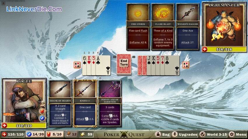 Hình ảnh trong game Poker Quest (screenshot) Hình ảnh trong game Poker Quest (screenshot)
