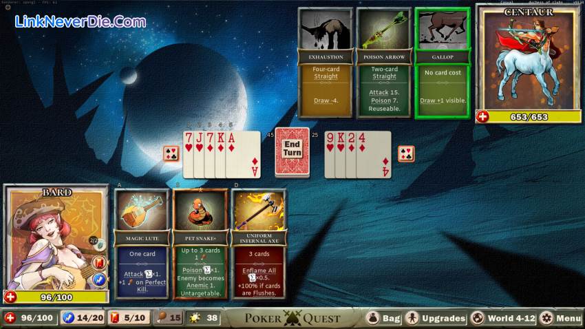 Hình ảnh trong game Poker Quest (screenshot) Hình ảnh trong game Poker Quest (screenshot)