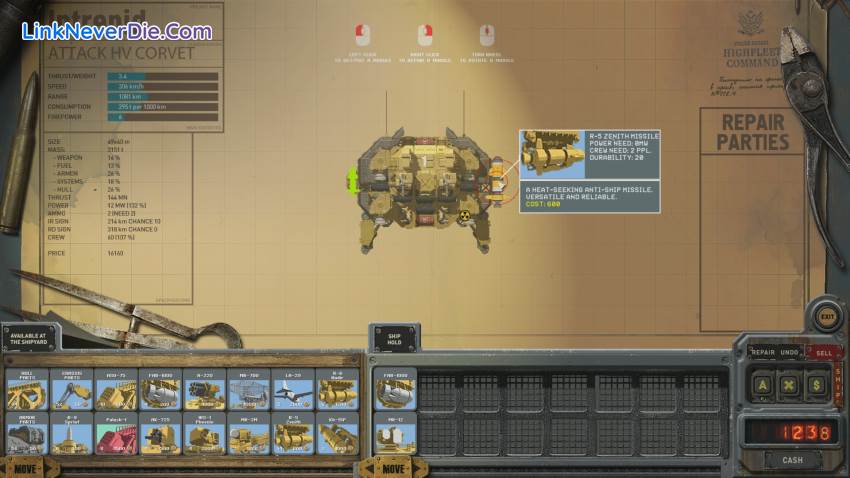 Hình ảnh trong game HighFleet (screenshot) Hình ảnh trong game HighFleet (screenshot)