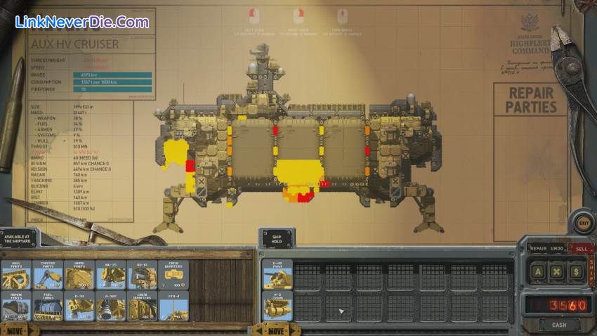 Hình ảnh trong game HighFleet (screenshot) Hình ảnh trong game HighFleet (screenshot)