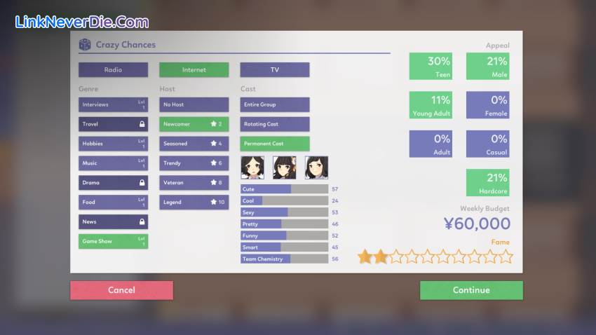 Hình ảnh trong game Idol Manager (screenshot) Hình ảnh trong game Idol Manager (screenshot)