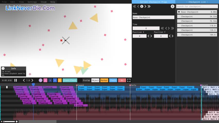 Hình ảnh trong game Project Arrhythmia (screenshot) Hình ảnh trong game Project Arrhythmia (screenshot)
