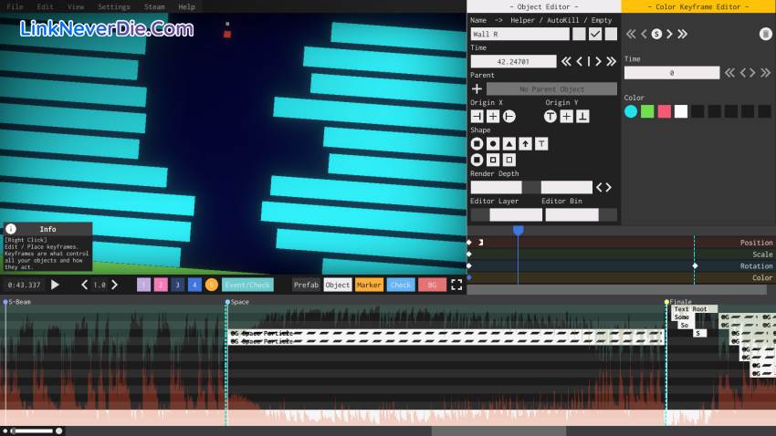 Hình ảnh trong game Project Arrhythmia (screenshot) Hình ảnh trong game Project Arrhythmia (screenshot)