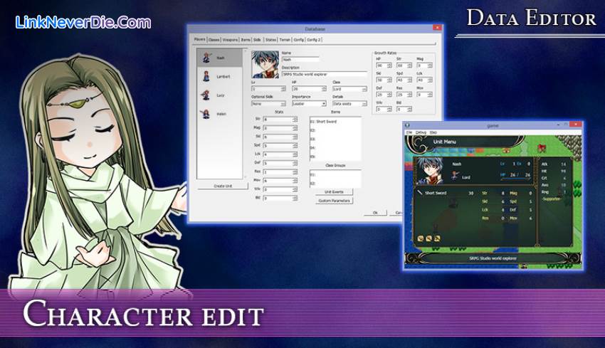 Hình ảnh trong game SRPG Studio (screenshot) Hình ảnh trong game SRPG Studio (screenshot)