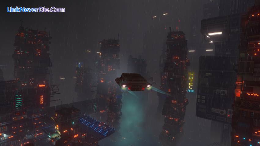 Hình ảnh trong game Cloudpunk (screenshot) Hình ảnh trong game Cloudpunk (screenshot)