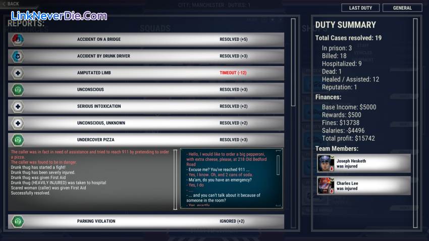 Hình ảnh trong game 911 Operator (screenshot) Hình ảnh trong game 911 Operator (screenshot)