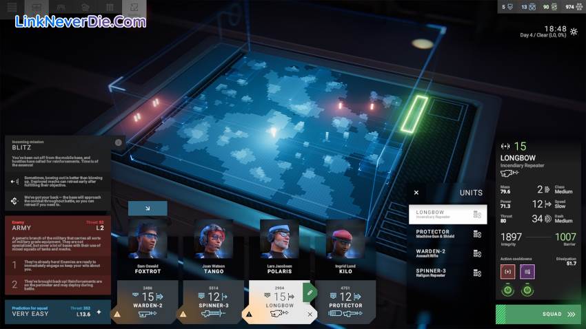 Hình ảnh trong game Phantom Brigade (screenshot) Hình ảnh trong game Phantom Brigade (screenshot)