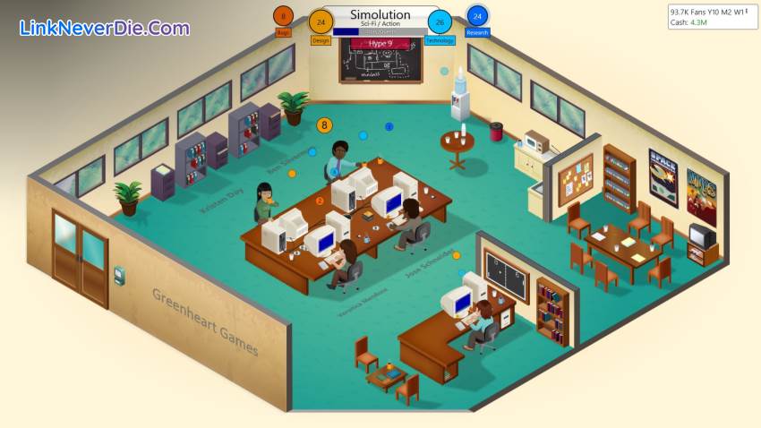 Hình ảnh trong game Game Dev Tycoon (screenshot) Hình ảnh trong game Game Dev Tycoon (screenshot)