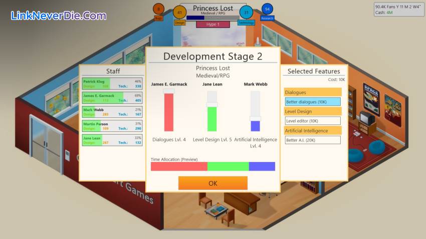 Hình ảnh trong game Game Dev Tycoon (screenshot) Hình ảnh trong game Game Dev Tycoon (screenshot)
