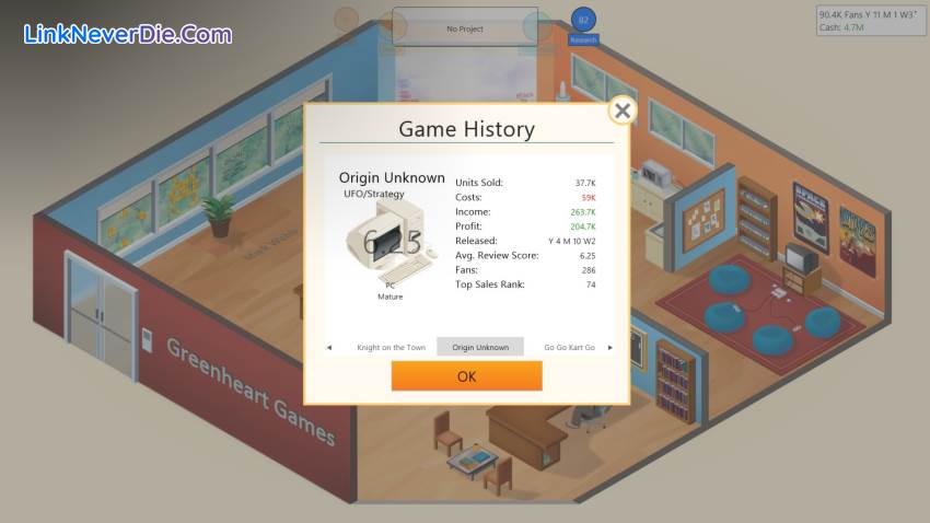 Hình ảnh trong game Game Dev Tycoon (screenshot) Hình ảnh trong game Game Dev Tycoon (screenshot)