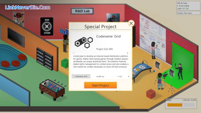 Hình ảnh trong game Game Dev Tycoon (screenshot) Hình ảnh trong game Game Dev Tycoon (screenshot)