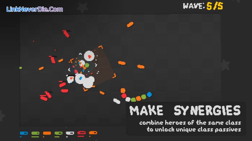 Hình ảnh trong game SNKRX (screenshot) Hình ảnh trong game SNKRX (screenshot)