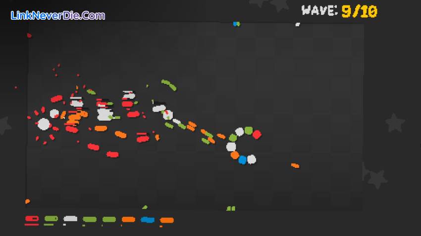 Hình ảnh trong game SNKRX (screenshot) Hình ảnh trong game SNKRX (screenshot)