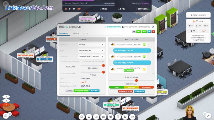 Hình ảnh trong game Startup Company (screenshot) Hình ảnh trong game Startup Company (screenshot)