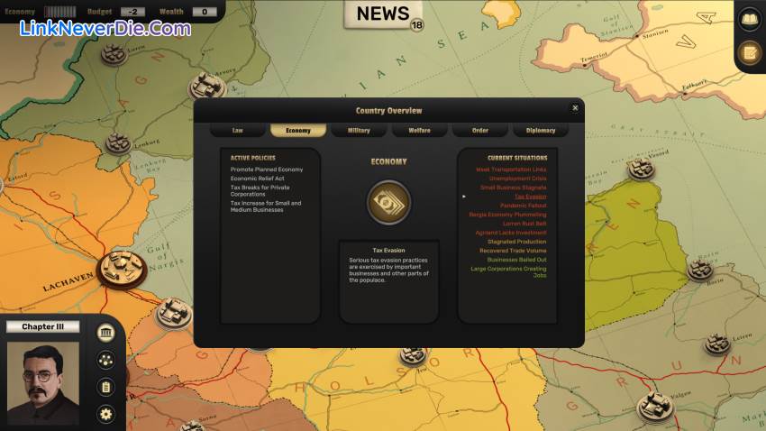 Hình ảnh trong game Suzerain (screenshot) Hình ảnh trong game Suzerain (screenshot)