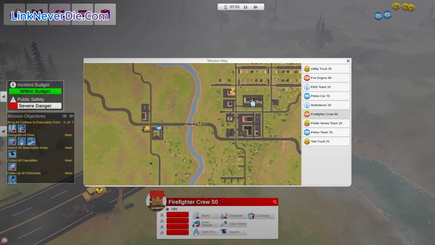Hình ảnh trong game Incident Commander (screenshot) Hình ảnh trong game Incident Commander (screenshot)