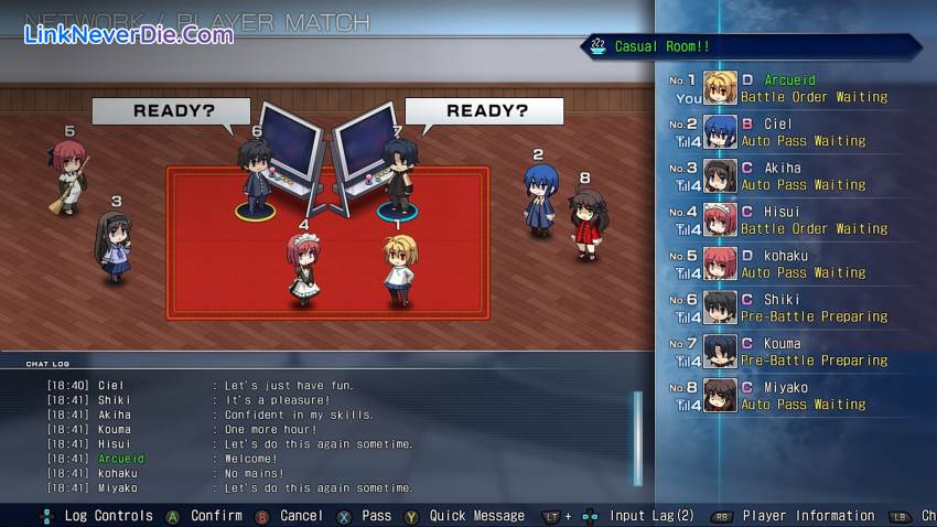 Hình ảnh trong game MELTY BLOOD: TYPE LUMINA (screenshot) Hình ảnh trong game MELTY BLOOD: TYPE LUMINA (screenshot)