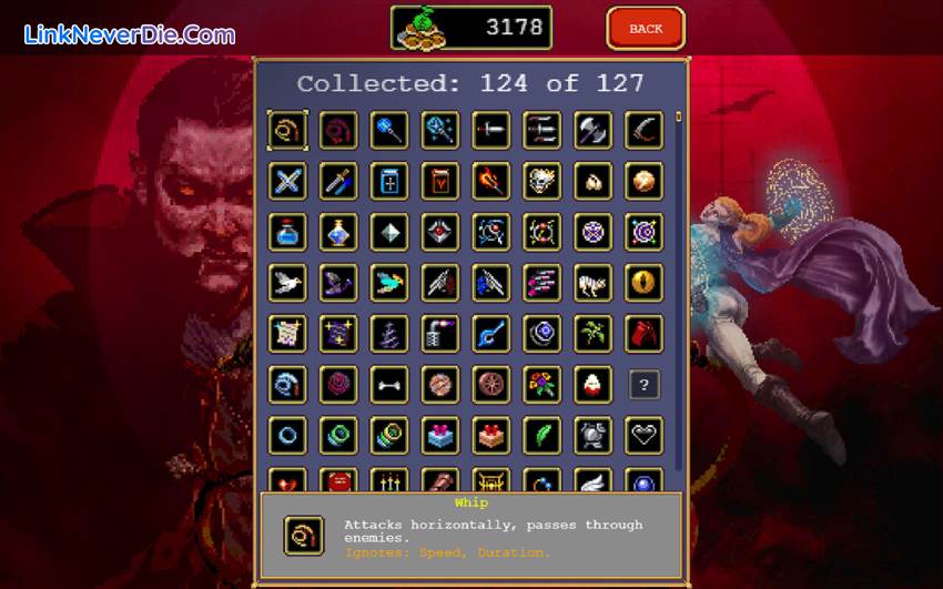 Hình ảnh trong game Vampire Survivors (screenshot) Hình ảnh trong game Vampire Survivors (screenshot)