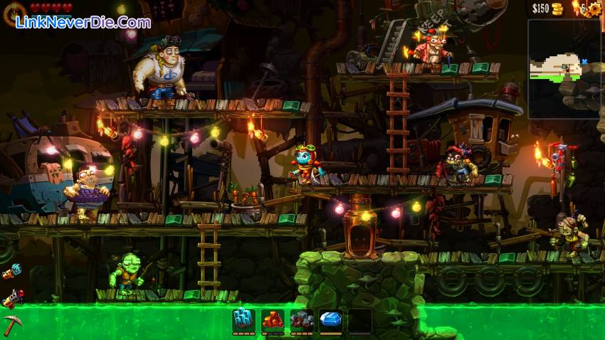 Hình ảnh trong game SteamWorld Dig 2 (screenshot) Hình ảnh trong game SteamWorld Dig 2 (screenshot)