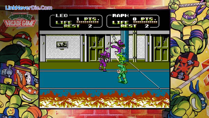 Hình ảnh trong game Teenage Mutant Ninja Turtles: The Cowabunga Collection (screenshot) Hình ảnh trong game Teenage Mutant Ninja Turtles: The Cowabunga Collection (screenshot)