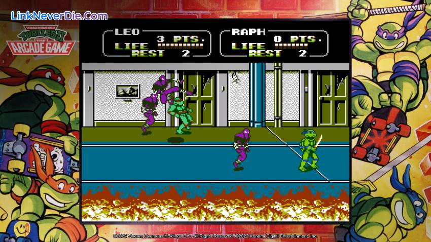 Hình ảnh trong game Teenage Mutant Ninja Turtles: The Cowabunga Collection (screenshot) Hình ảnh trong game Teenage Mutant Ninja Turtles: The Cowabunga Collection (screenshot)