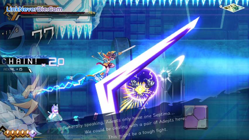 Hình ảnh trong game Azure Striker GUNVOLT 3 (screenshot) Hình ảnh trong game Azure Striker GUNVOLT 3 (screenshot)