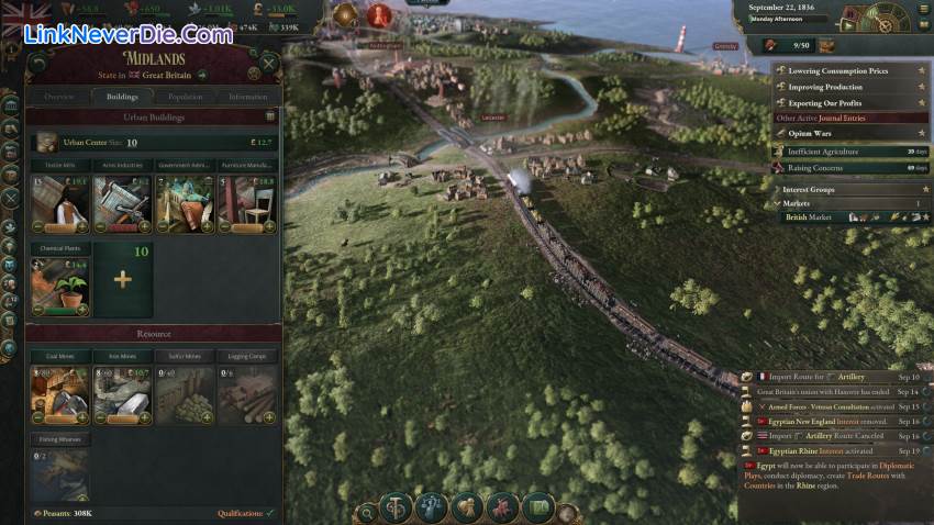 Hình ảnh trong game Victoria 3 (screenshot) Hình ảnh trong game Victoria 3 (screenshot)