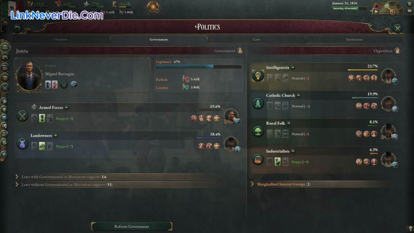 Hình ảnh trong game Victoria 3 (screenshot) Hình ảnh trong game Victoria 3 (screenshot)