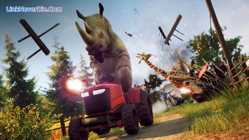 Hình ảnh trong game Goat Simulator 3 (screenshot) Hình ảnh trong game Goat Simulator 3 (screenshot)
