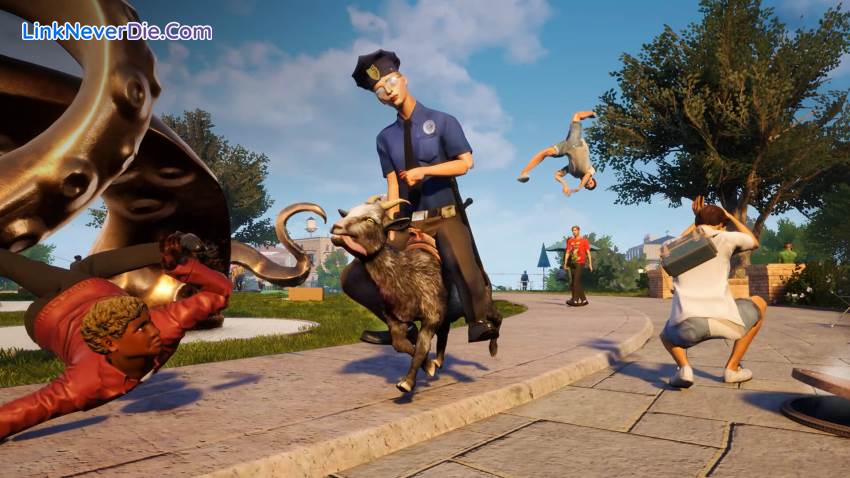 Hình ảnh trong game Goat Simulator 3 (screenshot) Hình ảnh trong game Goat Simulator 3 (screenshot)