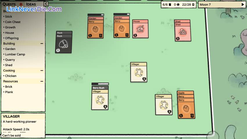 Hình ảnh trong game Stacklands (screenshot) Hình ảnh trong game Stacklands (screenshot)