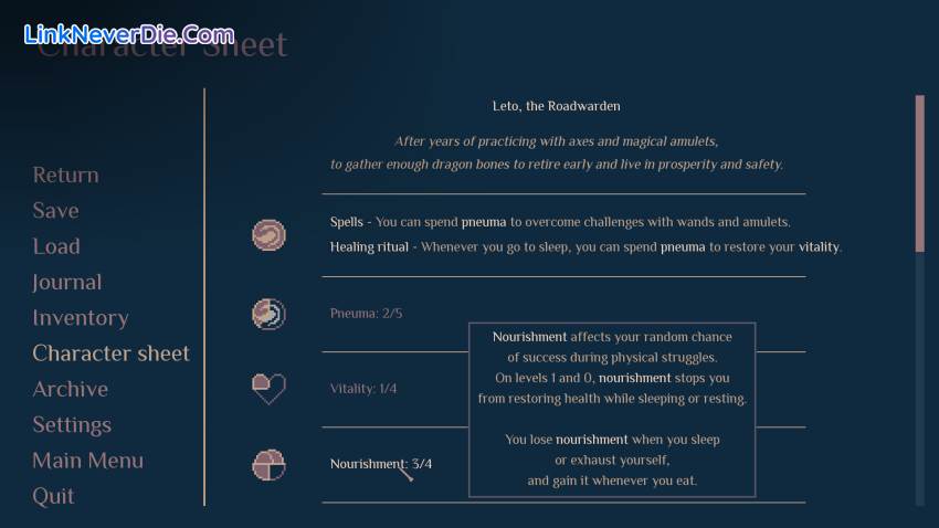 Hình ảnh trong game Roadwarden (screenshot) Hình ảnh trong game Roadwarden (screenshot)