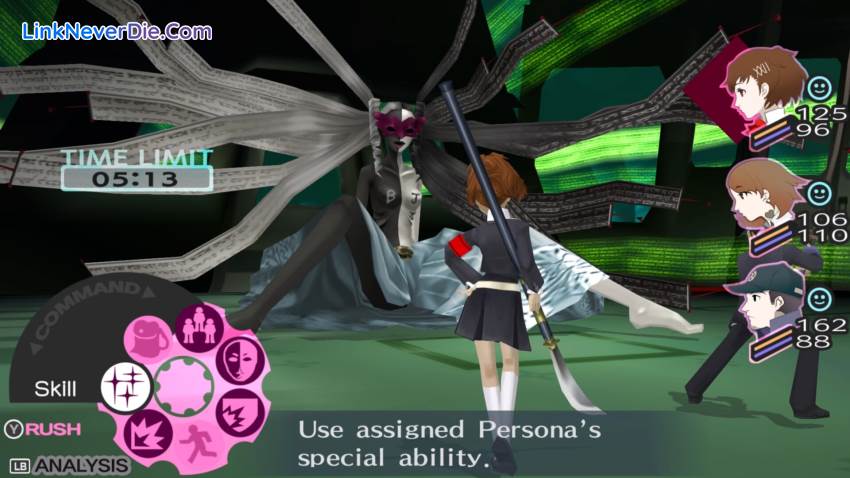 Hình ảnh trong game Persona 3 Portable (screenshot) Hình ảnh trong game Persona 3 Portable (screenshot)
