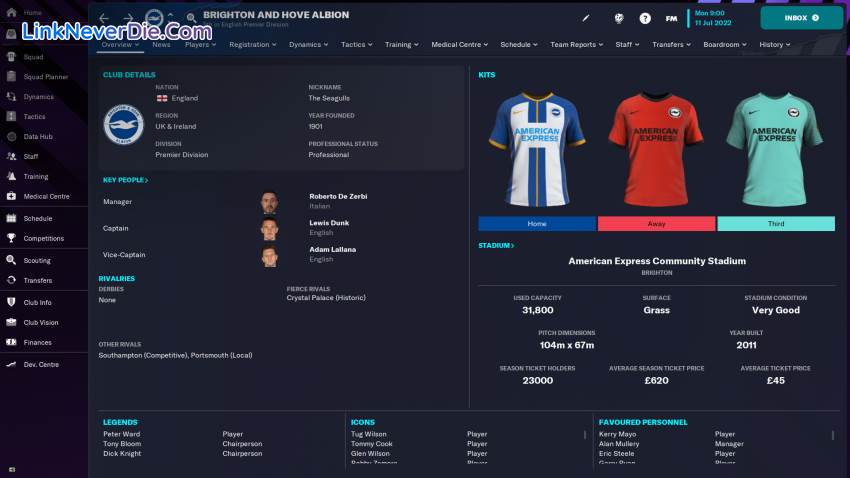 Hình ảnh trong game Football Manager 2023 (screenshot) Hình ảnh trong game Football Manager 2023 (screenshot)