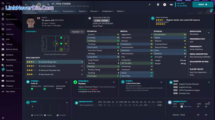 Hình ảnh trong game Football Manager 2023 (screenshot) Hình ảnh trong game Football Manager 2023 (screenshot)