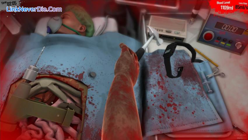 Hình ảnh trong game Surgeon Simulator (screenshot) Hình ảnh trong game Surgeon Simulator (screenshot)