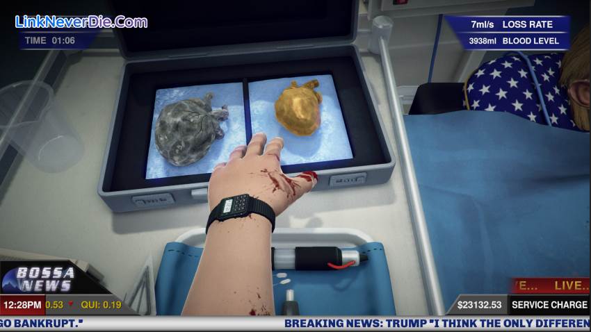 Hình ảnh trong game Surgeon Simulator (screenshot) Hình ảnh trong game Surgeon Simulator (screenshot)