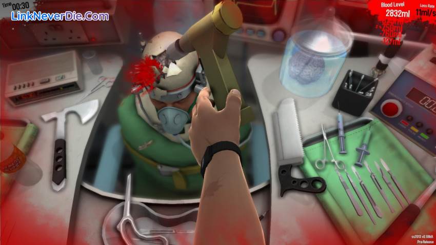 Hình ảnh trong game Surgeon Simulator (screenshot) Hình ảnh trong game Surgeon Simulator (screenshot)